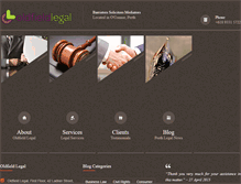 Tablet Screenshot of oldfieldlegal.com.au